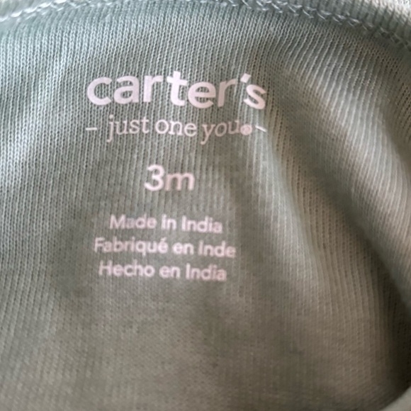 3/$9 - Carter’s Boys Zip Front Footed Sleep and Play Outfit Size 3 months - Picture 2 of 2